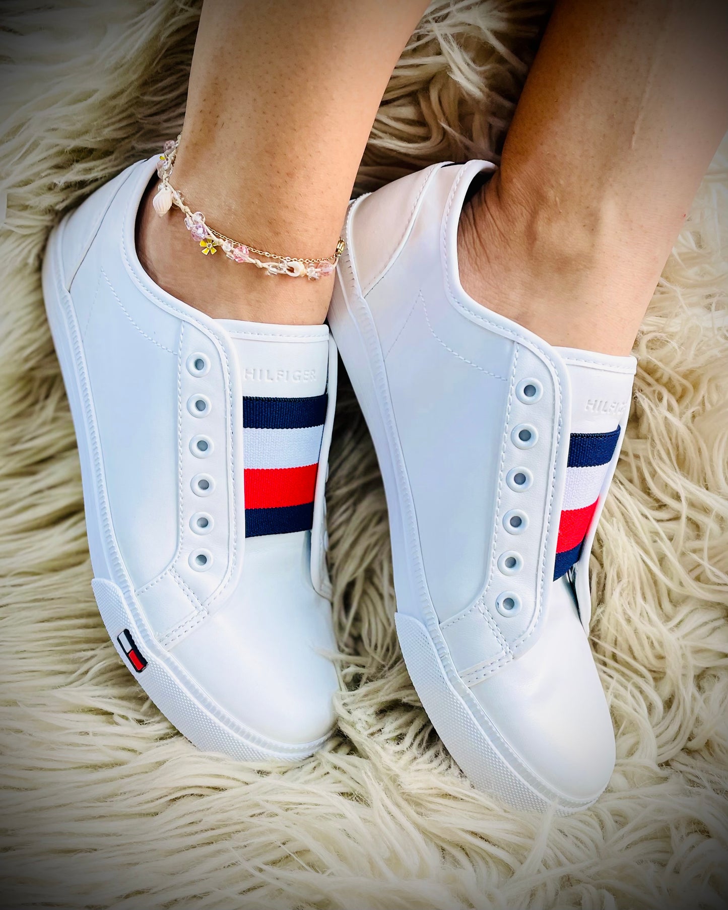 Zapatillas TH sin cordones ANNI WHITE MULTI LL
